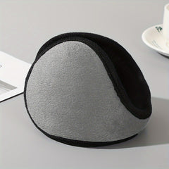 Classic Winter Ear Muffs Thickened Polyester Warm Ear Covers Unisex Hand Wash