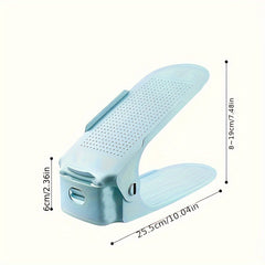 Adjustable Storage Shoe Rack Plastic Shoes Storage Organizer