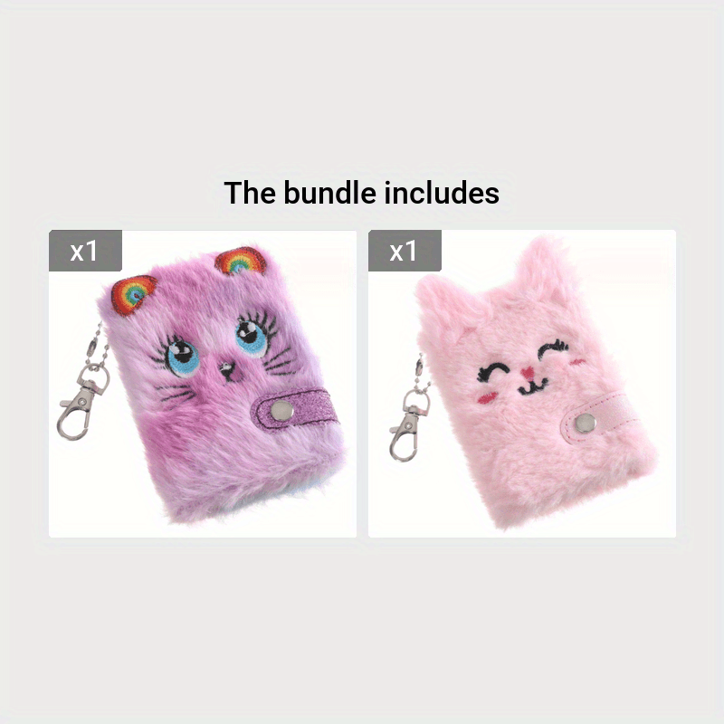 Cartoon Plush Hand Book Cat Children's Book Bag Pendant Gift