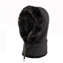 Women's Winter Outdoor Cycling Head Cover Hat Anti Cold Fleece Warm Cap