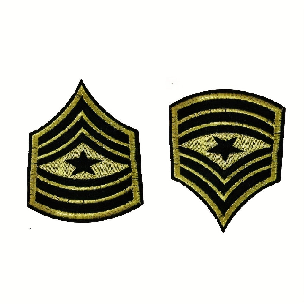Golden Embroidery Sticker Small Shoulder Seal Cloth Stickers