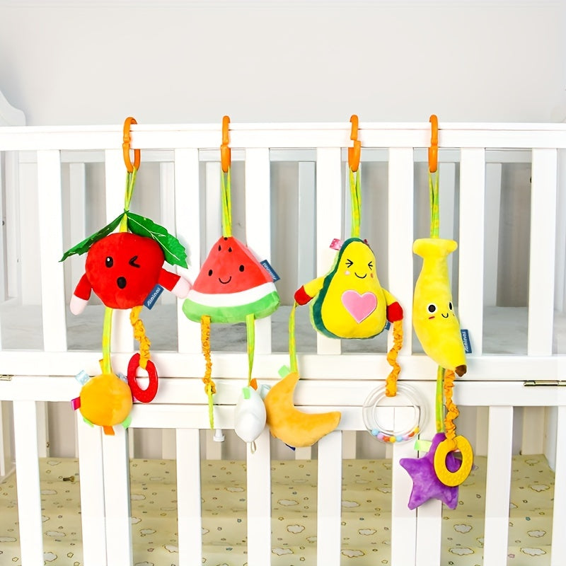 Fruit Baby Wind Chime & Teether Avocado Watermelon Strawberry Banana & More