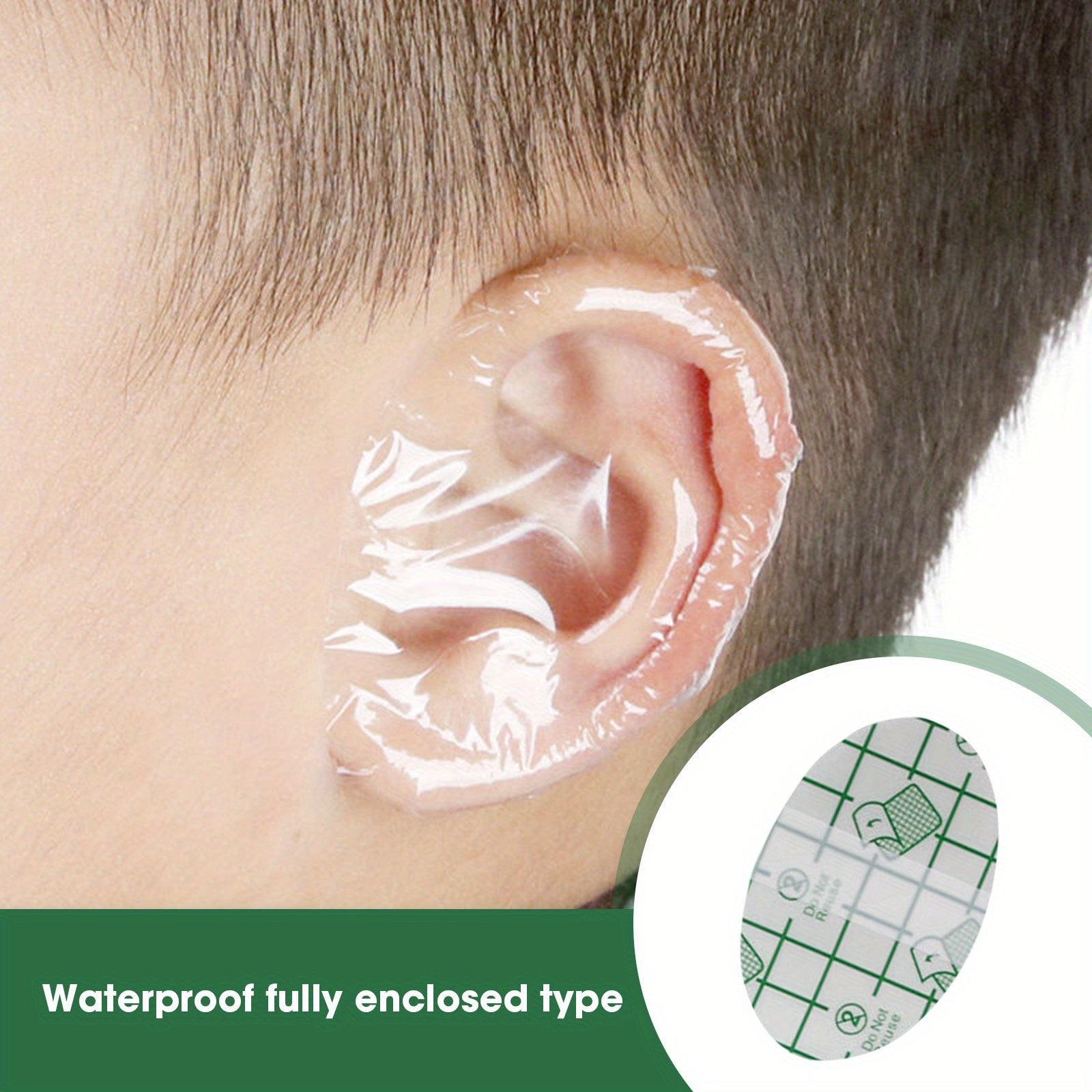 20pcs Shampoo Ear Protection Stickers Bathing Swimming Earmuffs Water Children