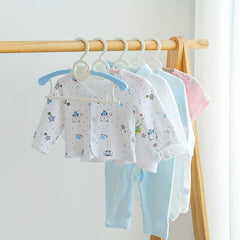 5pcs Children's Non slip Cartoon Bear Clothes Hanger
