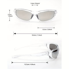 Y2K Wrap Around Sunglasses Gradient Outdoor Glasses UV400