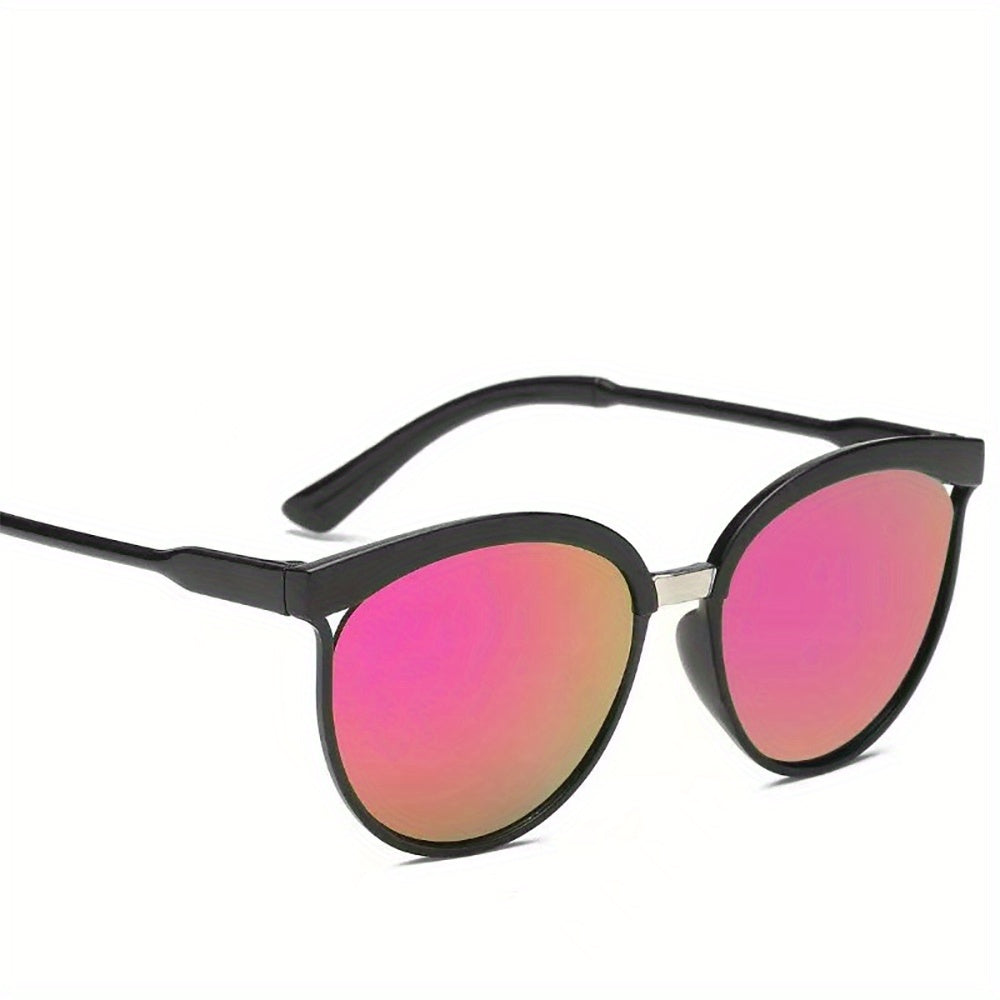 Cat Eye Sunglasses Mirrored Anti Glare UV400 Sun Shades Glasses