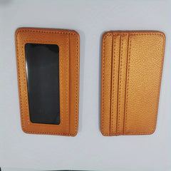 2pcs Slim PU Leather Card Holder Credit Card Holder