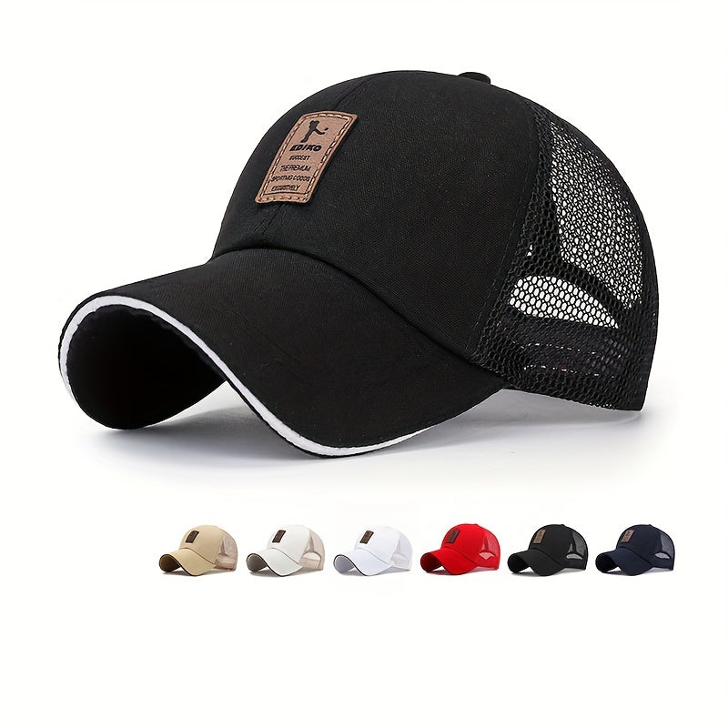 Breathable Men's Trucker Baseball Cap for Golf and Sports