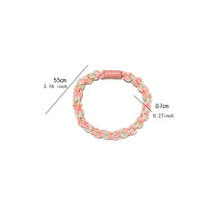 5 Pcs Hair Ties Rubber Bands Ponytail Holder Hair Scrunchies
