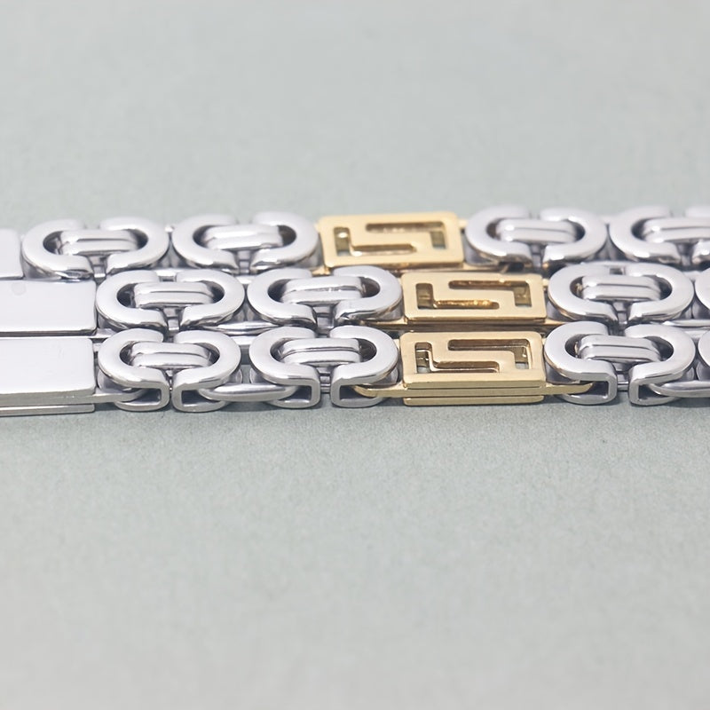 Flat Great Wall Stainless Steel Necklace