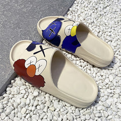 Men's Cartoon Slippers, Cozy Indoor House Shoes