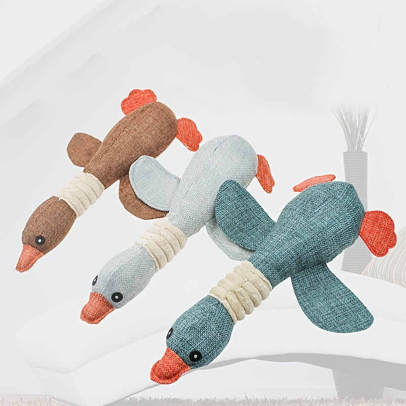 Plush Squeaky Pet Chew Toy for Dogs & Cats