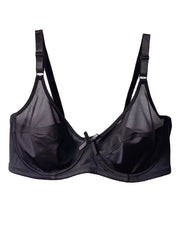  Sexy Bow Knot Mesh Underwire Back Closure Bra