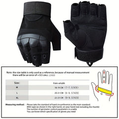 Half Finger Tactical Gloves Outdoor Men's Military Gloves Hiking Motorcycle