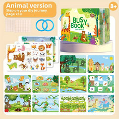 Interactive Busy Book for Youngsters Quiet Activity Book Phonics & Learning