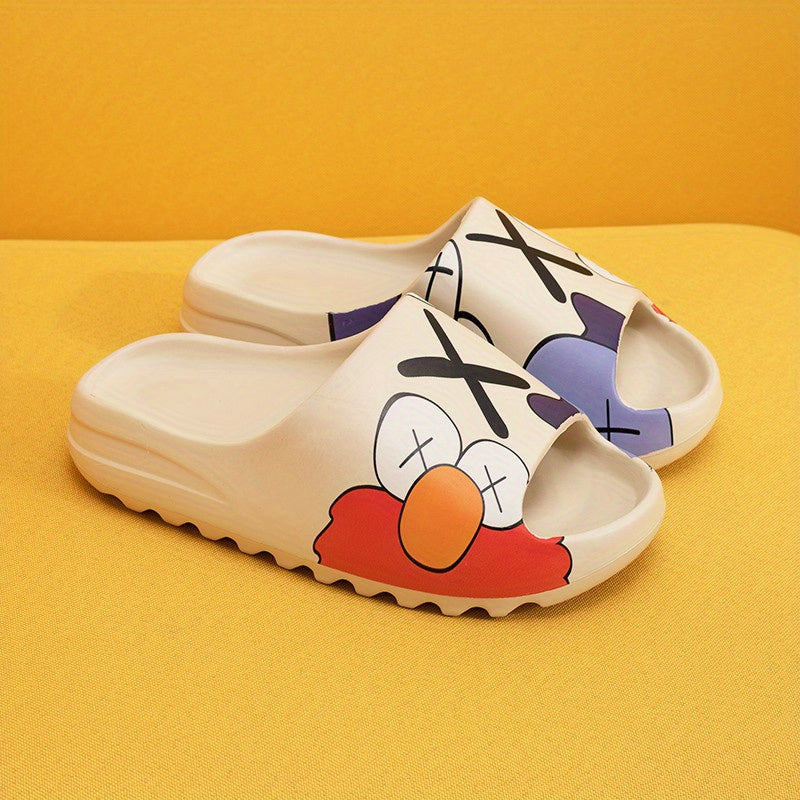 Men's Lightweight Open Toe Slippers for Shower Spring Summer
