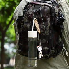 Outdoor Umbrella Rope Braided Double end Buckle Backpack Key Hanging Carabiner