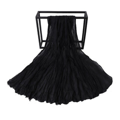 Soft Natural Scarf Wrinkle Wrap For Women & Men Breathable Material