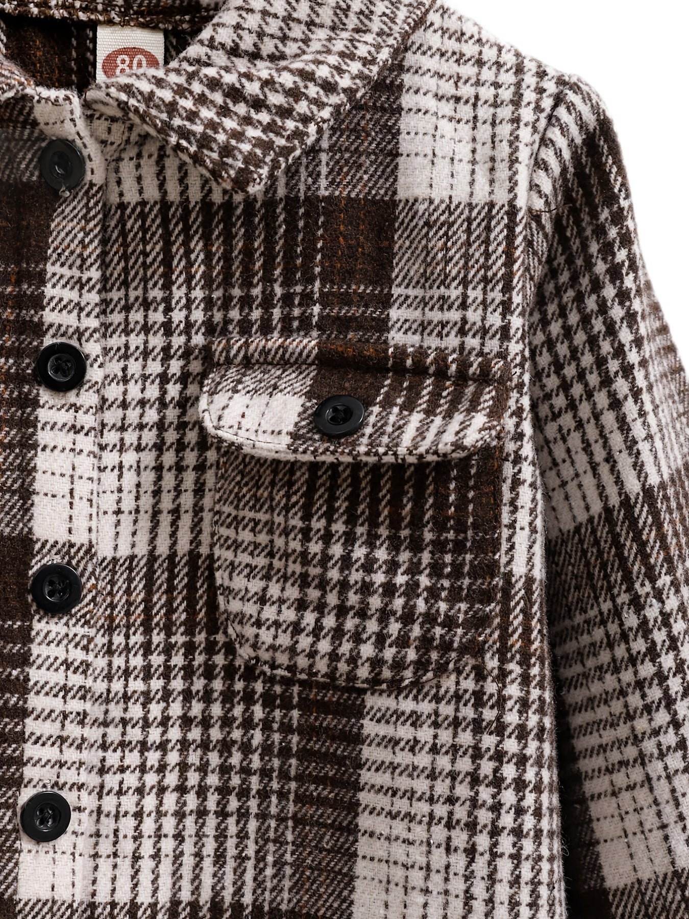 Toddler Plaid Flannel Shirt Long Sleeve Casual Fall Winter Coat Top