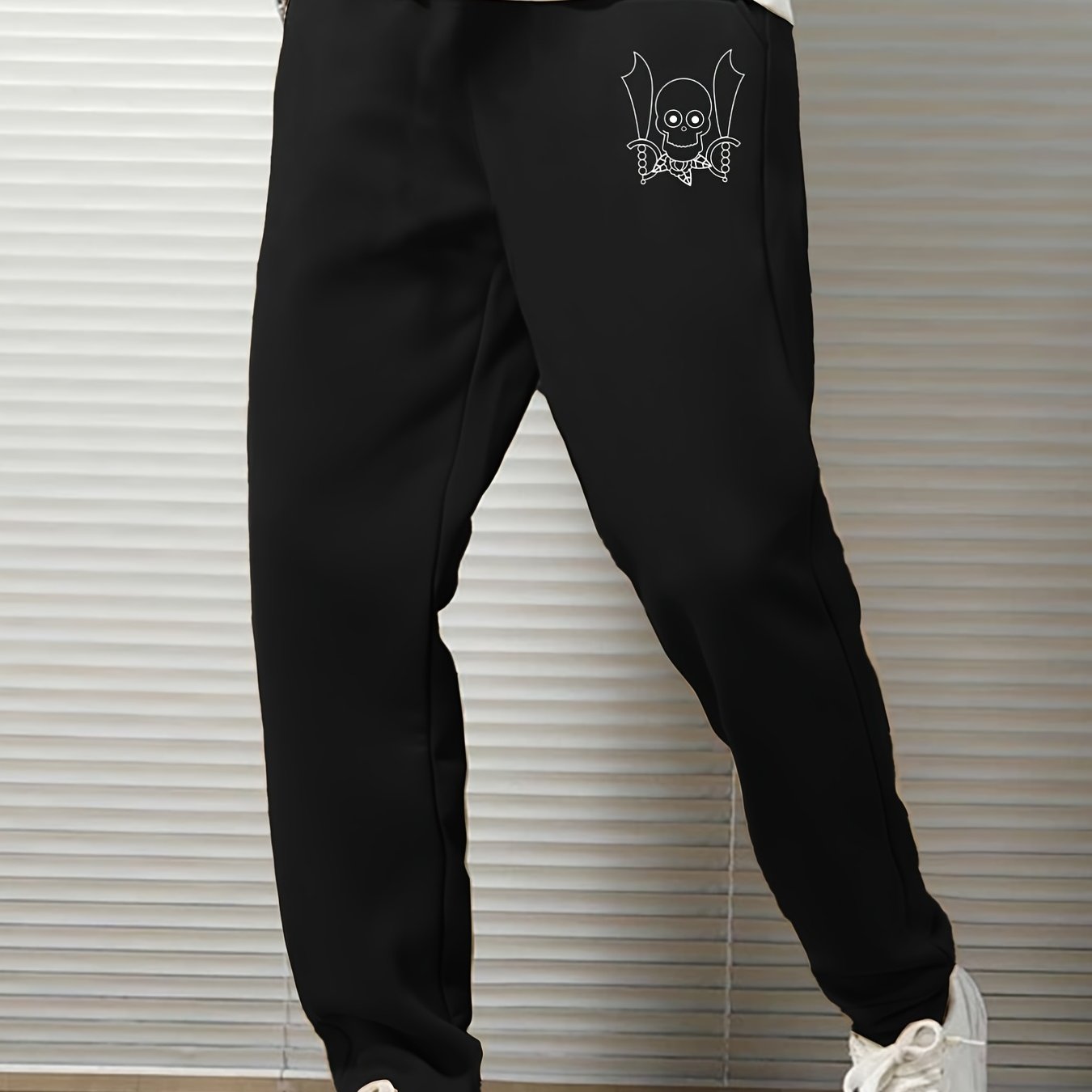 Ghost Men's Cartoon Print Jogger Pants