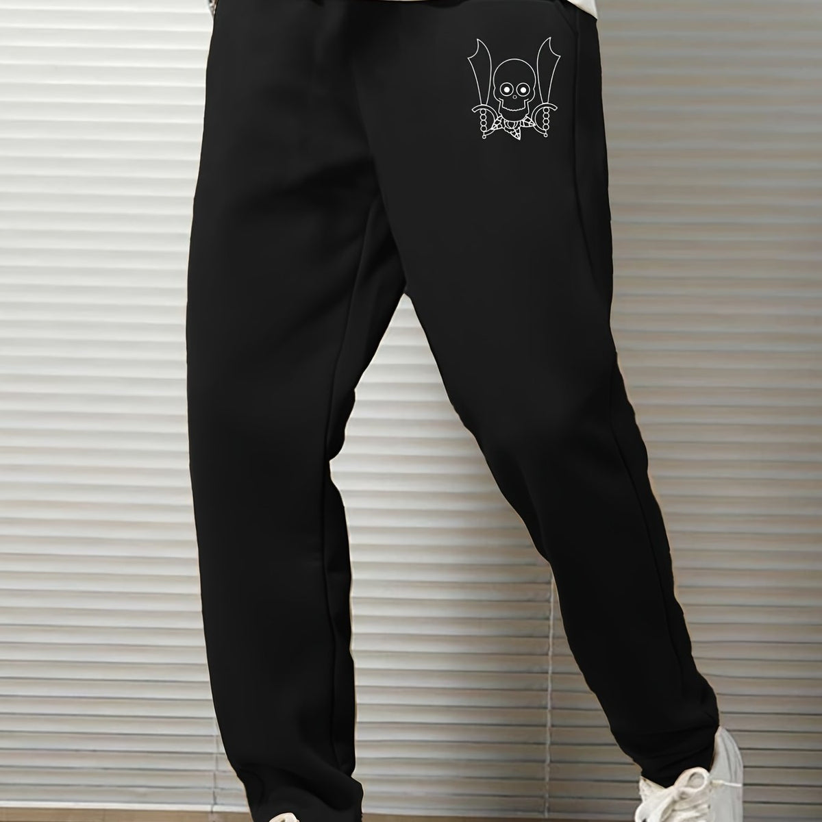 Ghost Men's Cartoon Print Jogger Pants
