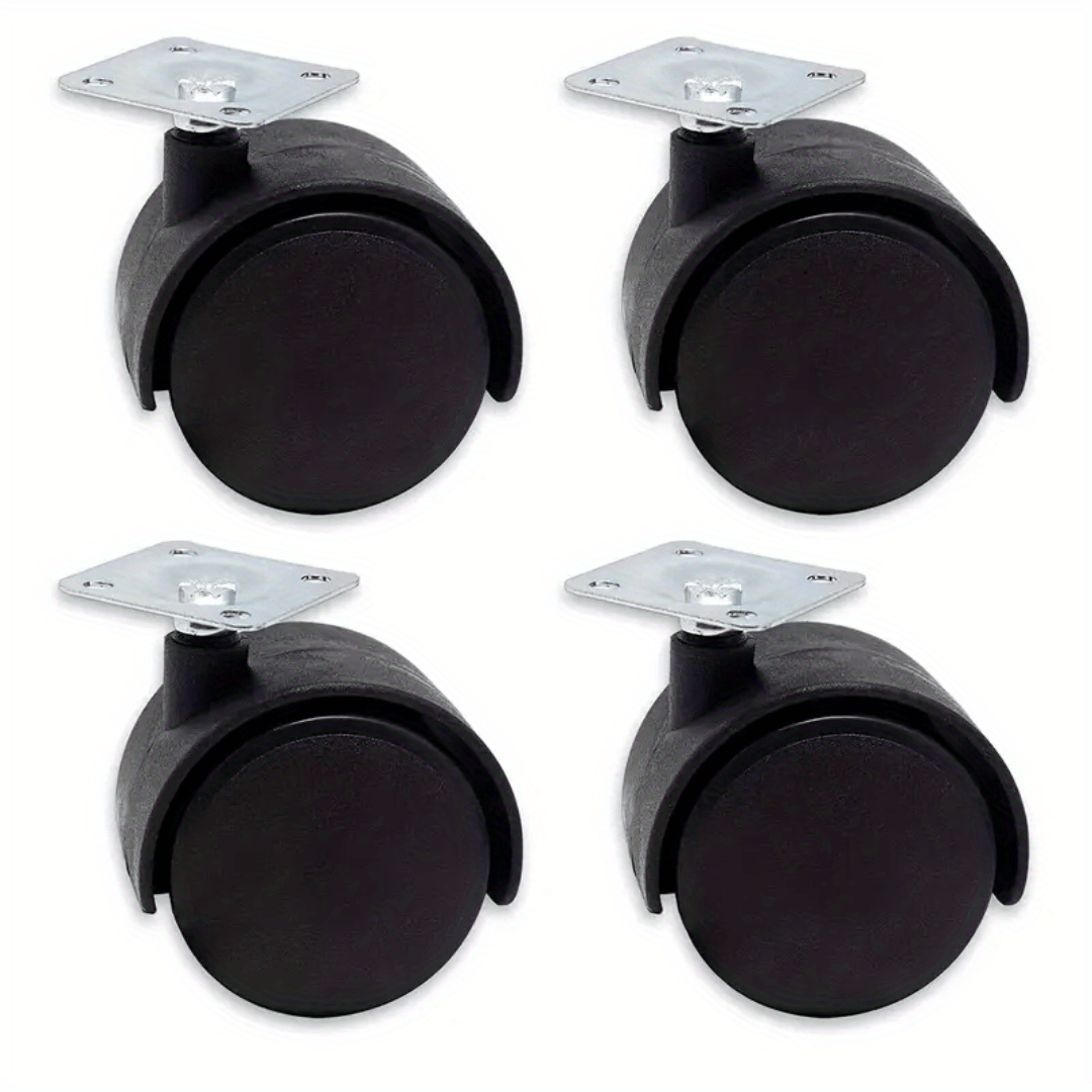 4pcs Swivel Caster Wheels Mini Wheels for Households