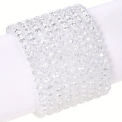 6 8mm AB Crystal Glass Beads Faceted Crystal Glass Beads for Jewelry Making DIY