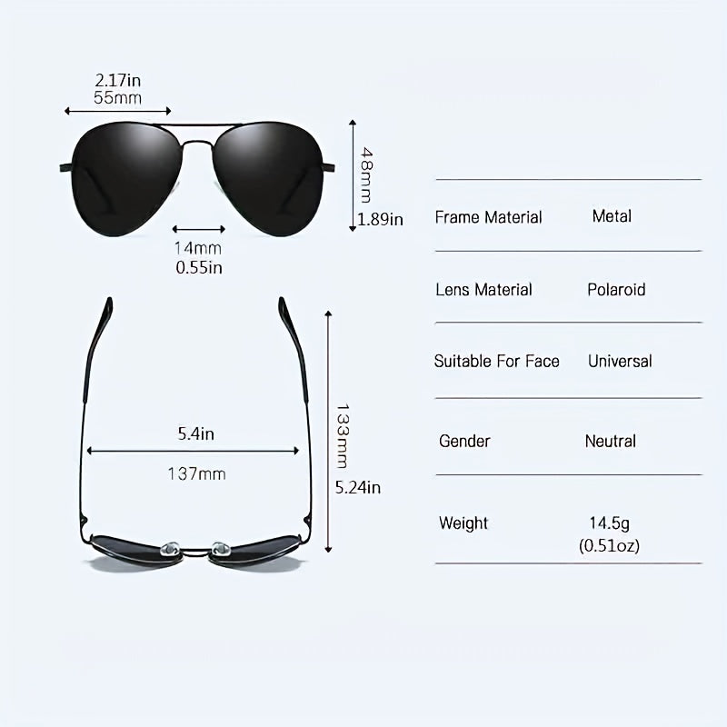 Men's Polarized Sunglasses Vintage Mixed Eyewear