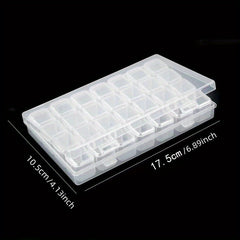 28 Compartment Jewelry & Toy Storage Box for Crafts & Tackle