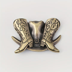 Vintage Cowboy Western Belt Buckle for Men & Women