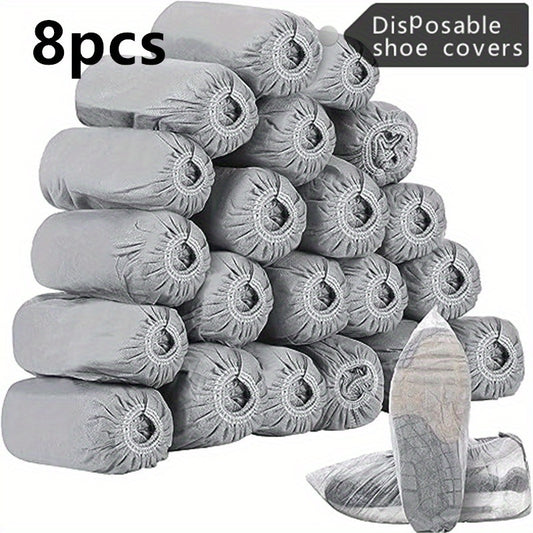 Disposable Non-woven Shoe Covers Anti-slip Waterproof 40pcs