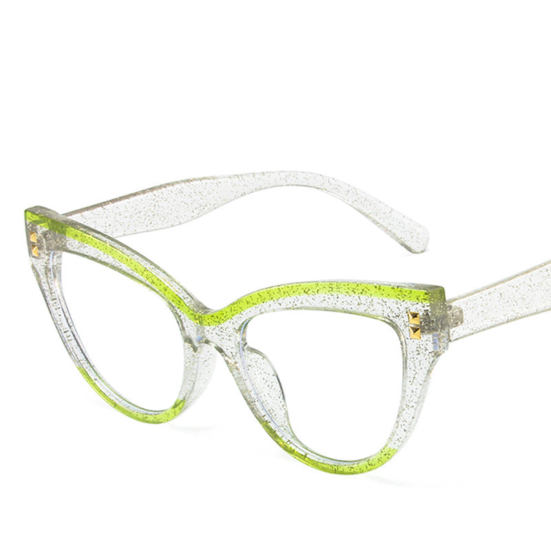 Cat Eye Eyeglasses For Women Light Blocking Computer Glasses