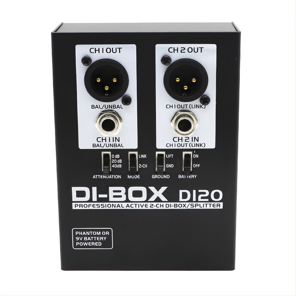 Professional DI BOX Splitter for Guitar