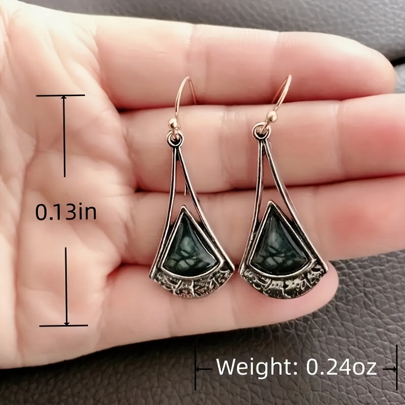Glass Pendant Earrings Men's Casual Jewelry Accessories