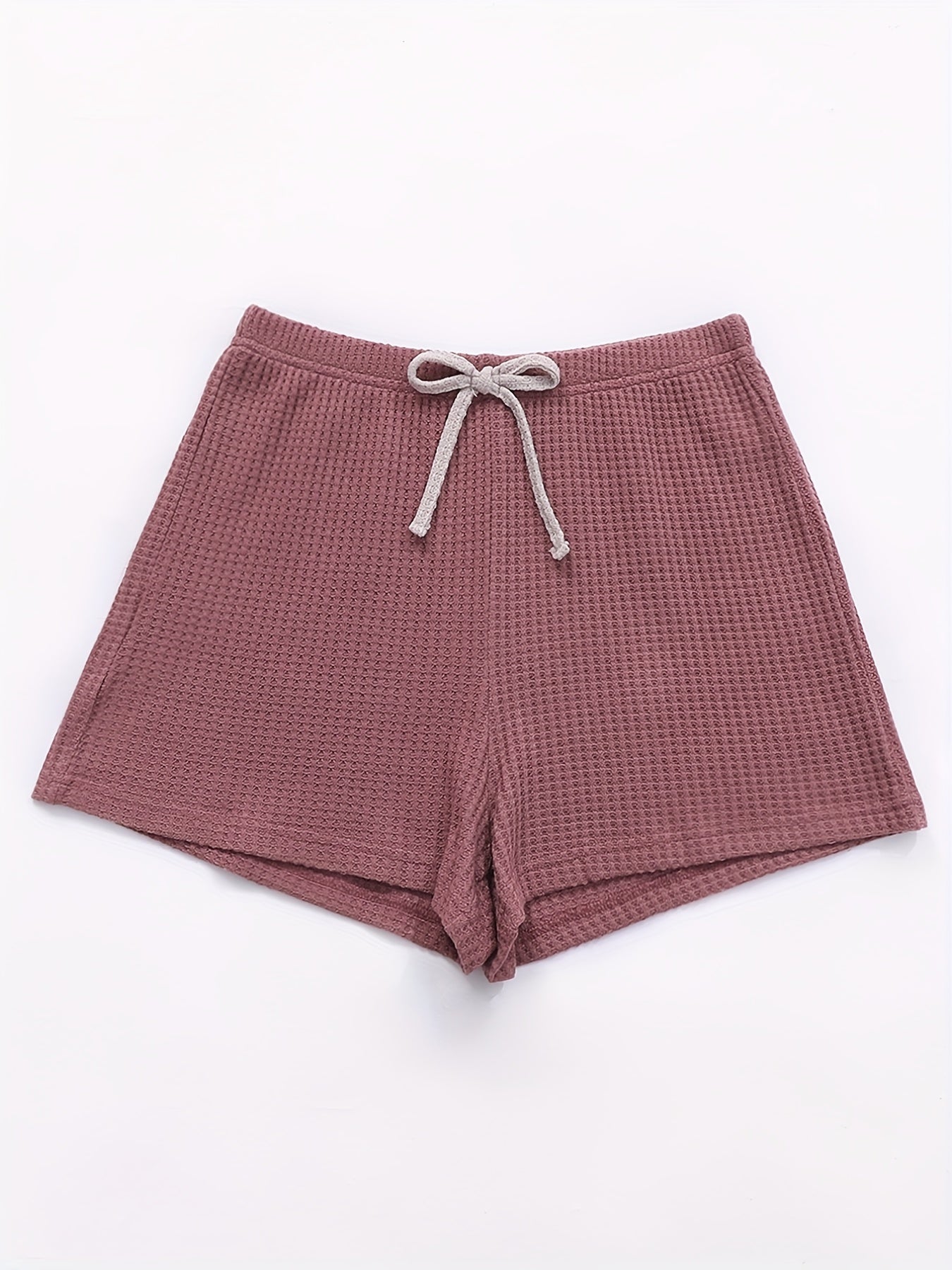 Comfy Lace Up Lounge Shorts Soft Womens Loungewear