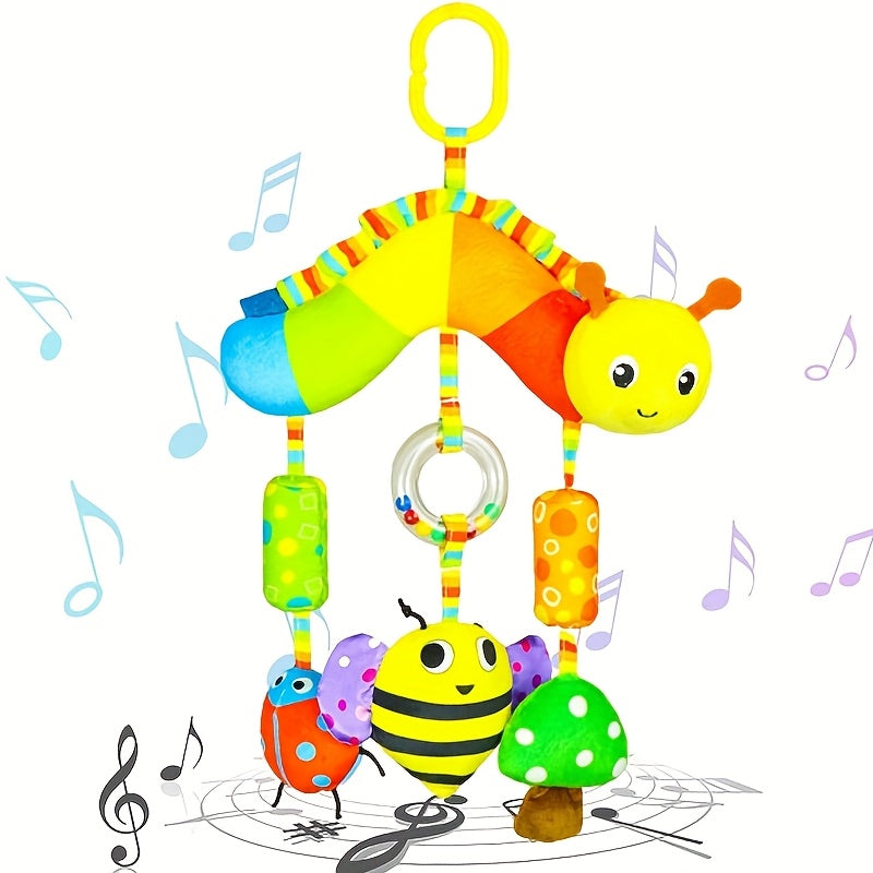 Colorful Stroller Toy Car Hanging Animal Toys