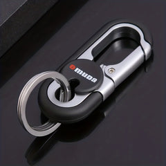 1pc Car Accessories Key Chain Metal Key Ring Men's Waist Hanging Key Pendant