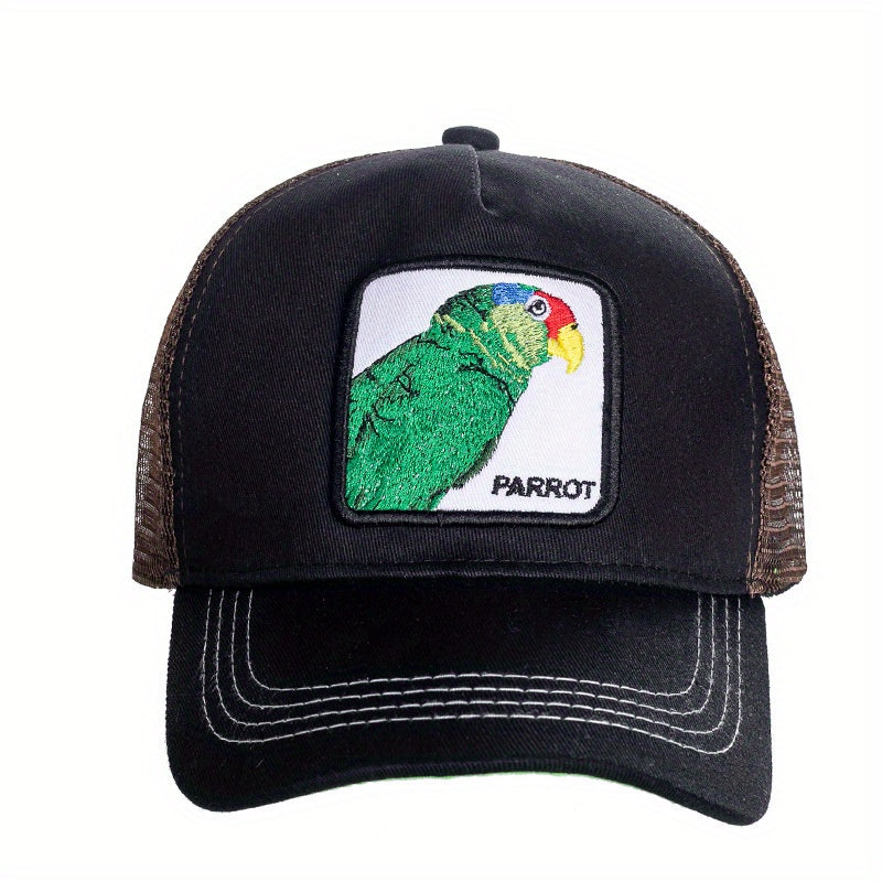 Men's Animal Patch Snapback Baseball Cap