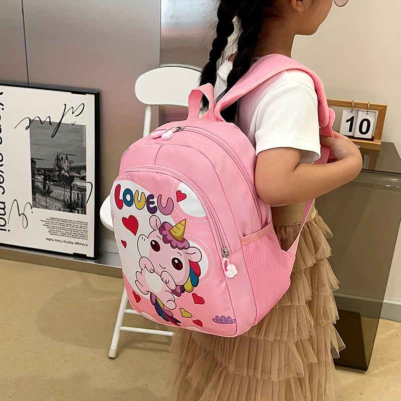 Kids Unicorn School Bag Kindergarten Backpack Spine Protection