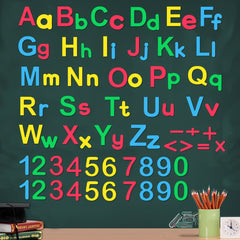 Magnetic Alphabet Letters Numbers Set Educational Learning Toys Spelling Math