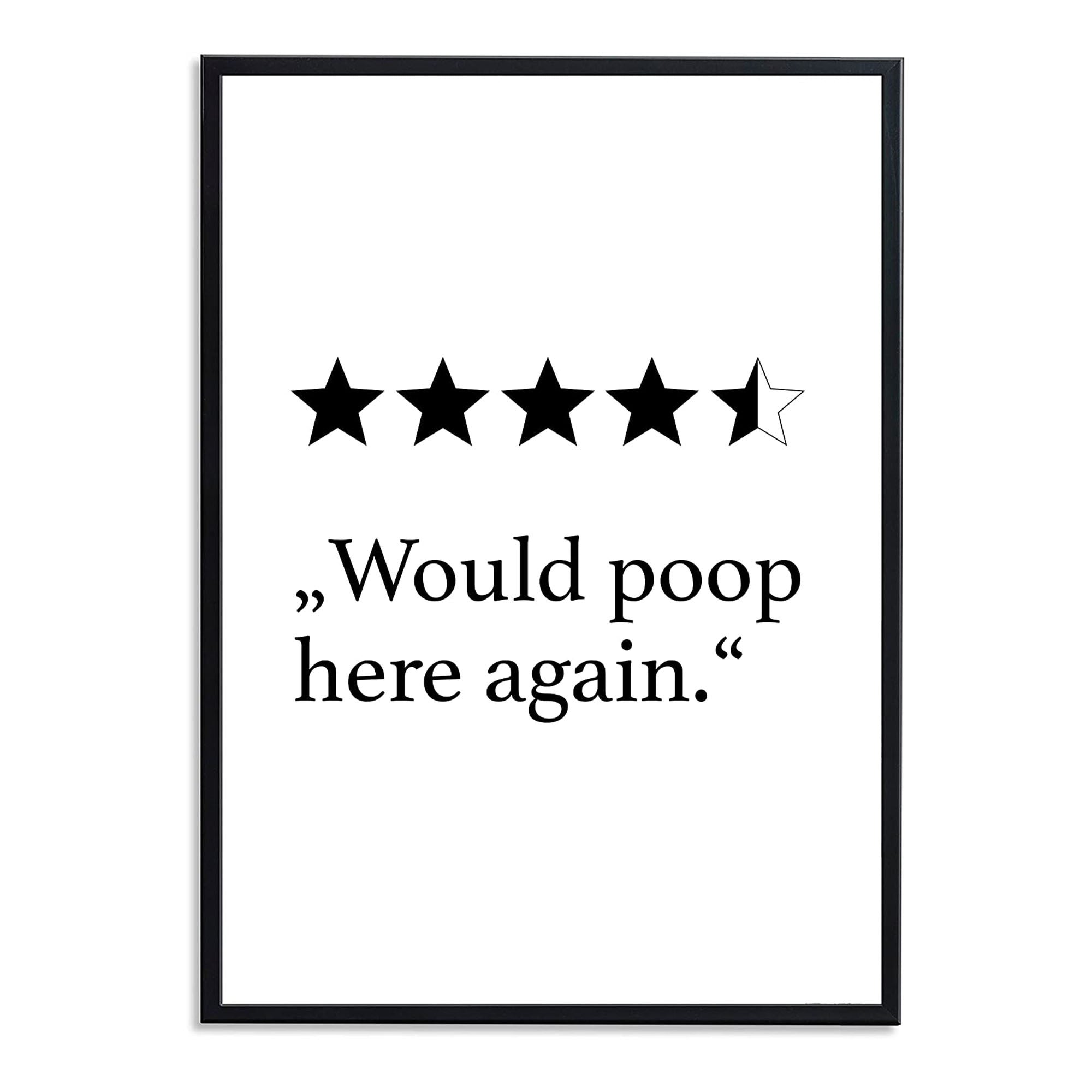 1 Pc Poster Bathroom Decoration High Art Print Wall Pictures