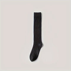 Striped Calf Socks Knee High Women's Stockings
