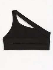 One Shoulder Strap Cami Top Hollow Out Crop Top Women's Lingerie