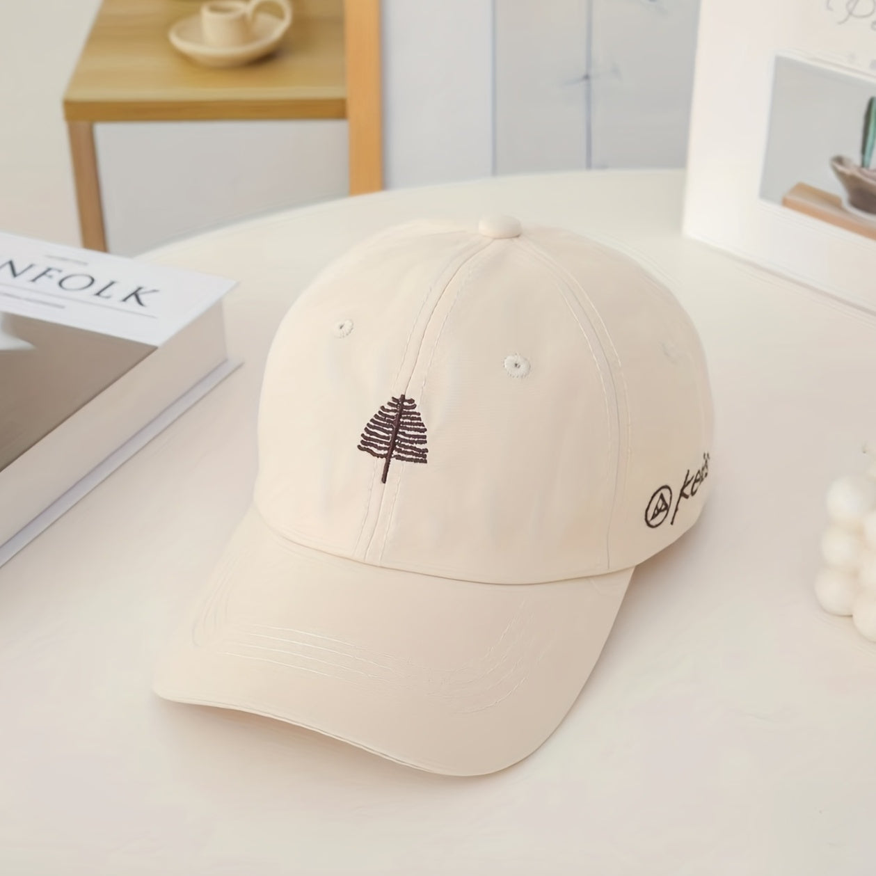 Tree Embroidery Baseball Cap Sun Hat Unisex Dad Hats For Women & Men