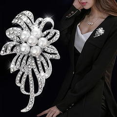 Women's Flower Brooch Pin Girls Wedding Garment Ornament