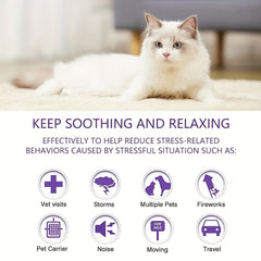 Calming Collar for Cats and Dogs - Anxiety Relief Pheromone Collar