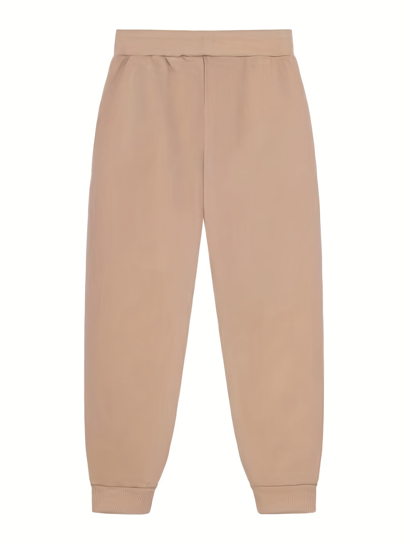 Men's V Print Joggers With Pockets Stretch Waist Casual Pants