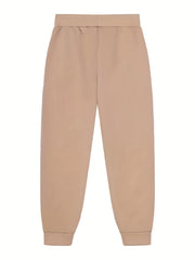 Men's V Print Joggers With Pockets Stretch Waist Casual Pants