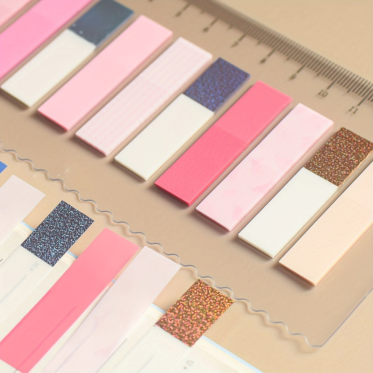 PET Sticky Notes with Laser Flash Index Stickers 10 Sets 200 Sheets