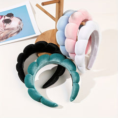 Spa Cloth Sponge Hairband for Girls